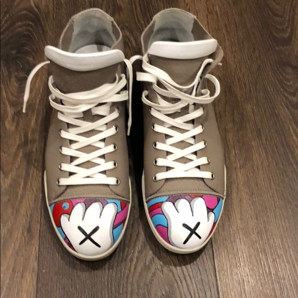 Custom Christian Dior Sneakers Kaws Inspired Paint